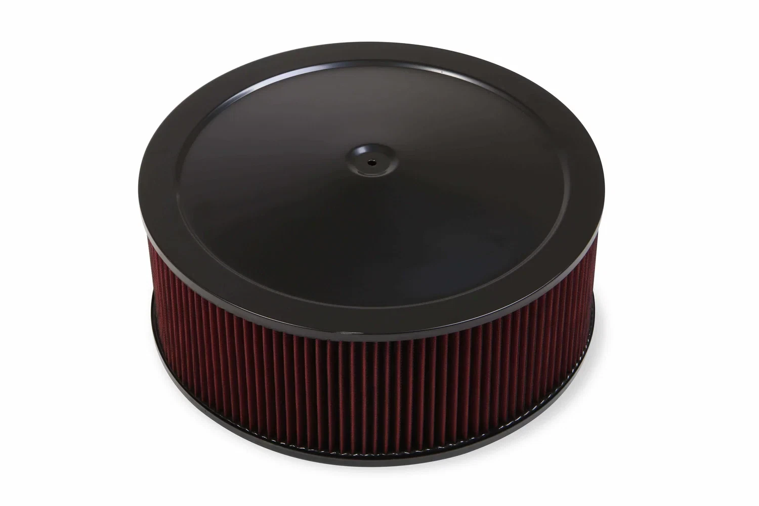 4500 Drop Base Air Cleaner Black w_6 Red Washable Gauze Filter - 120-4660